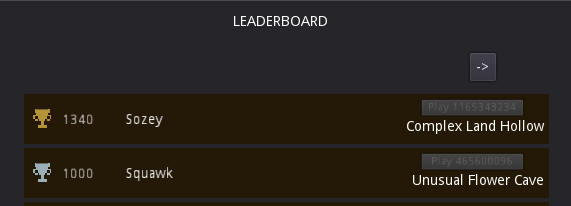 LD50 Leaderboard seed button